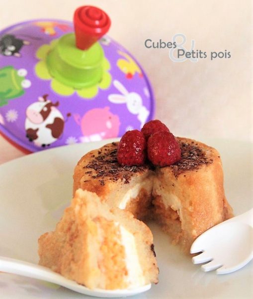 Charlotte Au Kaki Et Petit Suisse Pour Bebe Cubes Et Petits Pois Diversification Alimentaire Et Recettes Pour Bebe Bio Cubes Petits Pois