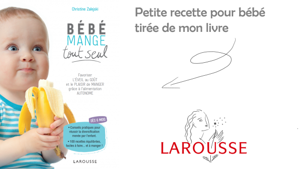 Bébé mange tout seul livre Cubes et Petits pois Diversification alimentaire et cuisine pour bébé bio