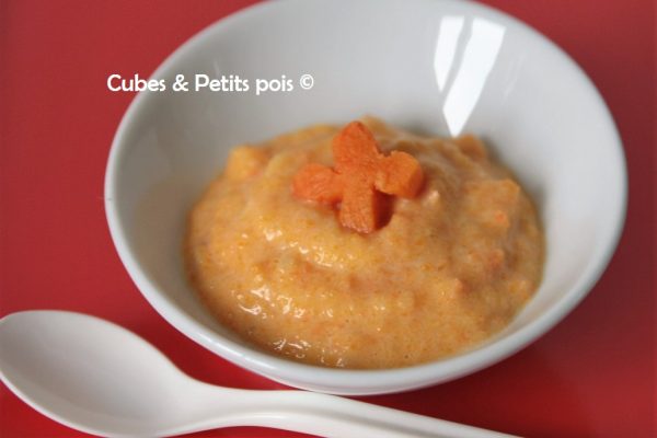 Recette Pour Bebe Duo Orange Carotte Patate Douce Cubes Petits Pois