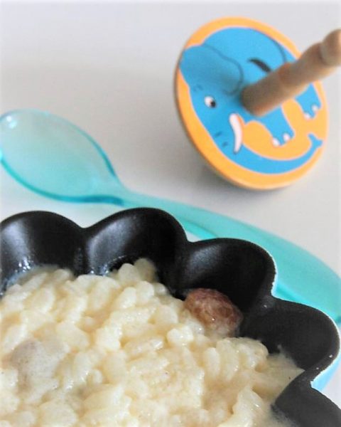 Riz Au Lait Et Aux Raisins Pour Bebe Cubes Petits Pois