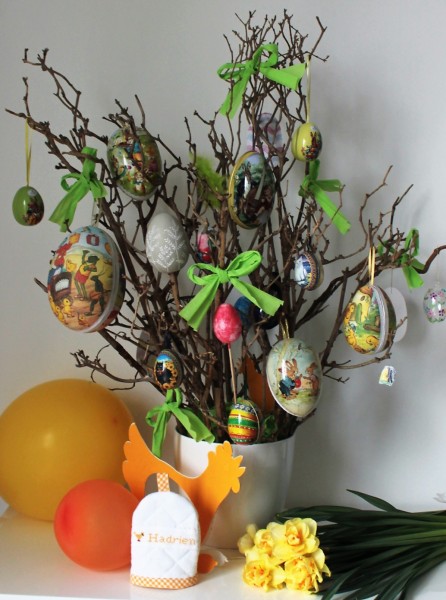 DIY arbre à oeufs ou arbre de Pâques