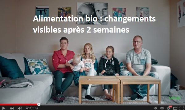 Etude alimentation bio moins de pesticides urinaires