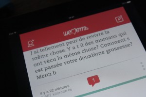 WeMoms appil pour mamans test