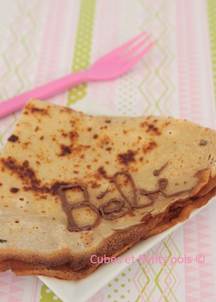 Des crêpes pour mon bébé