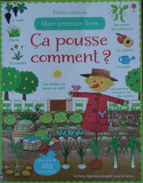 Mon premier livre Ça pousse comment ? éditions Usborne