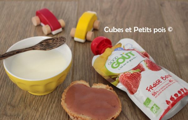 Petit-déjeuner pour bébé - Cubes & Petits pois