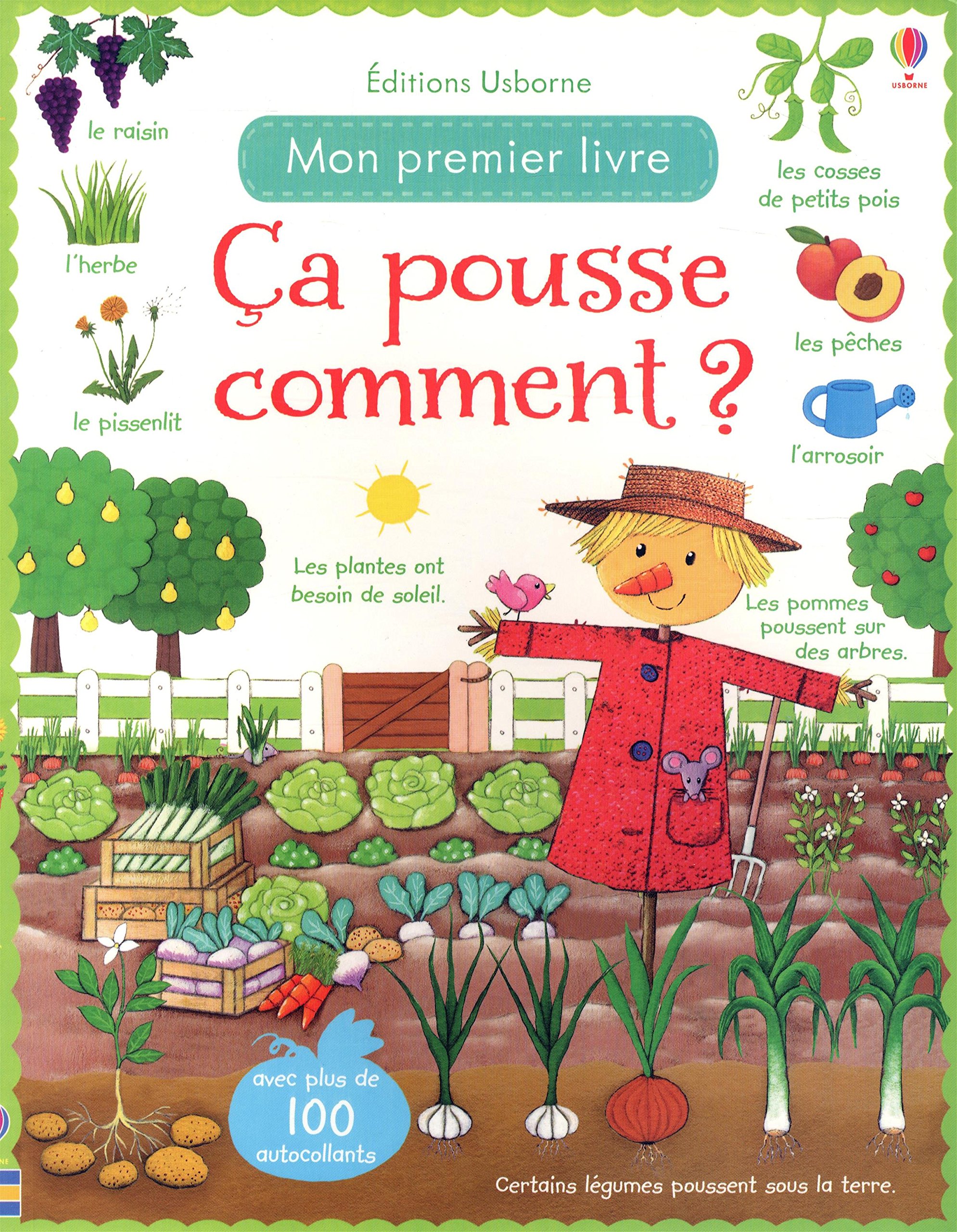 Mon premier livre Ça pousse comment ? éditions Usborne