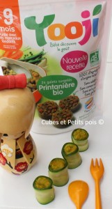 Recette pour bébé Makis aux petits légumes Yooji