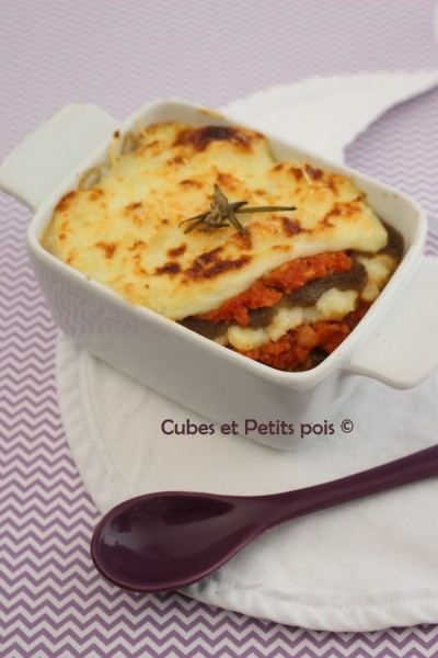 Premiere Moussaka De Bebe Recette D Aubergine Cubes Petits Pois