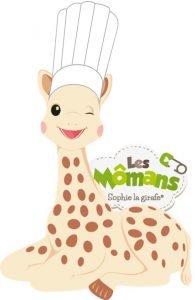 Sophie la girafe et Cubes et Petits pois ateliers cuisine bébé