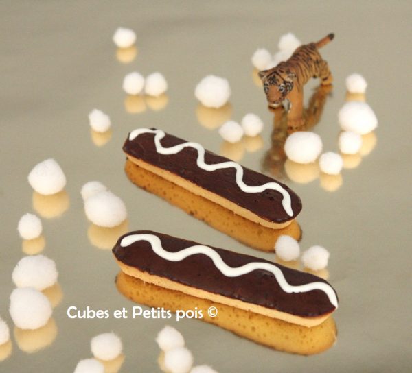 Boudoir Pour Bebe Facon Eclair Au Chocolat Recette De Cubes Et Petits Pois Cubes Petits Pois