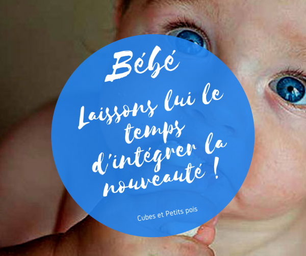 Intégration du goût, laissez le temps à bébé