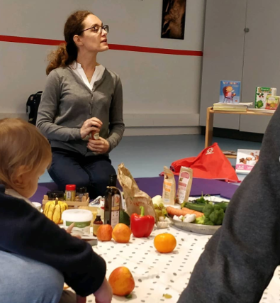 Atelier éveil au Goût Cubes et Petits pois APSEF